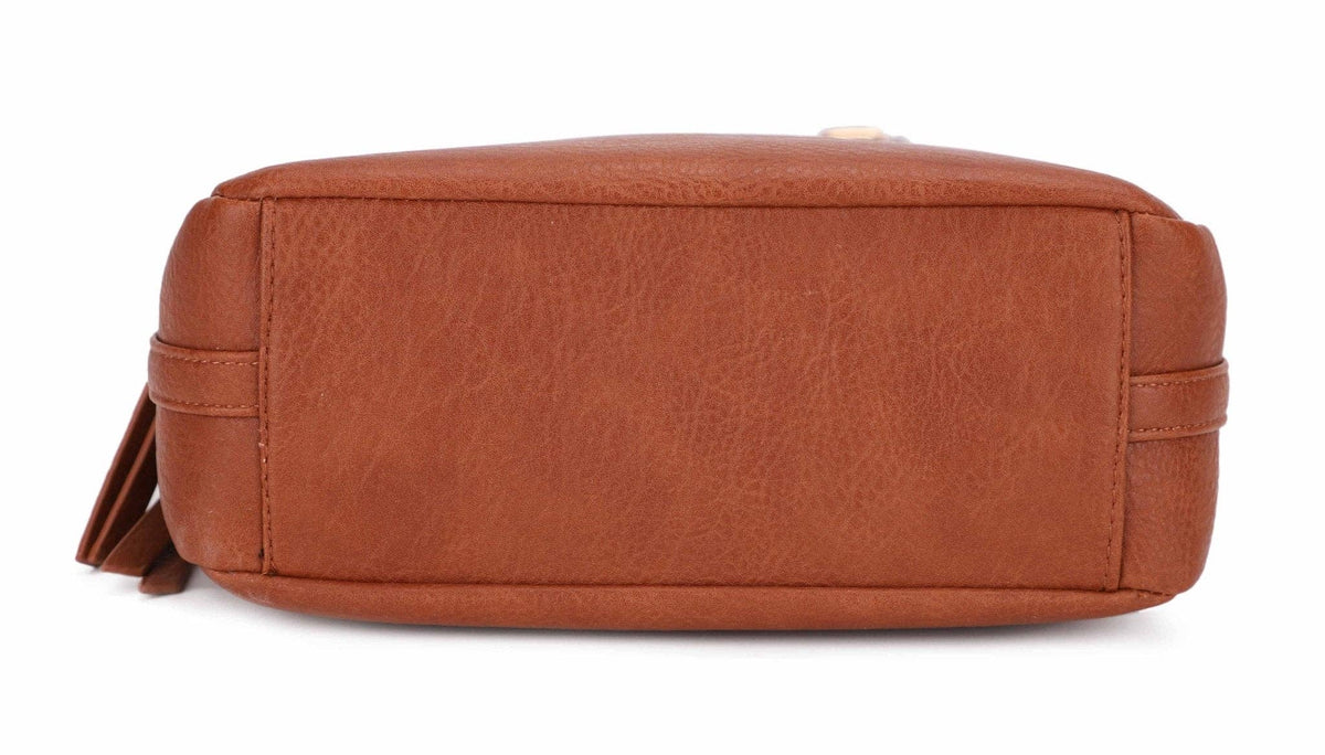 Mila Three-Compartment Crossbody Bag