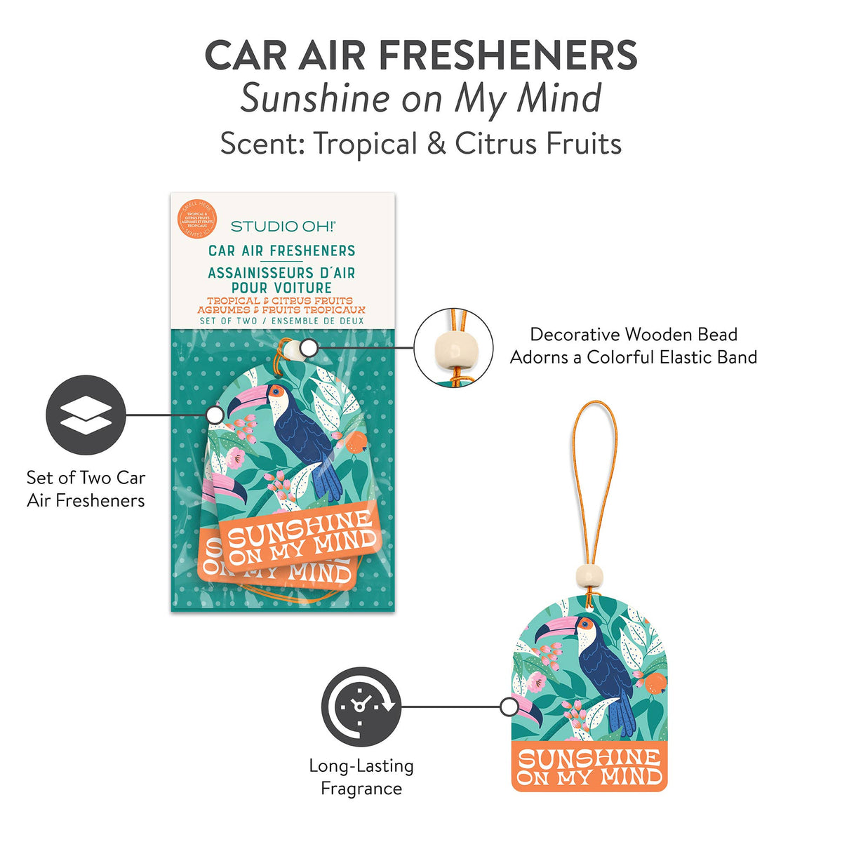 Sunshine on My Mind Car Air Freshener