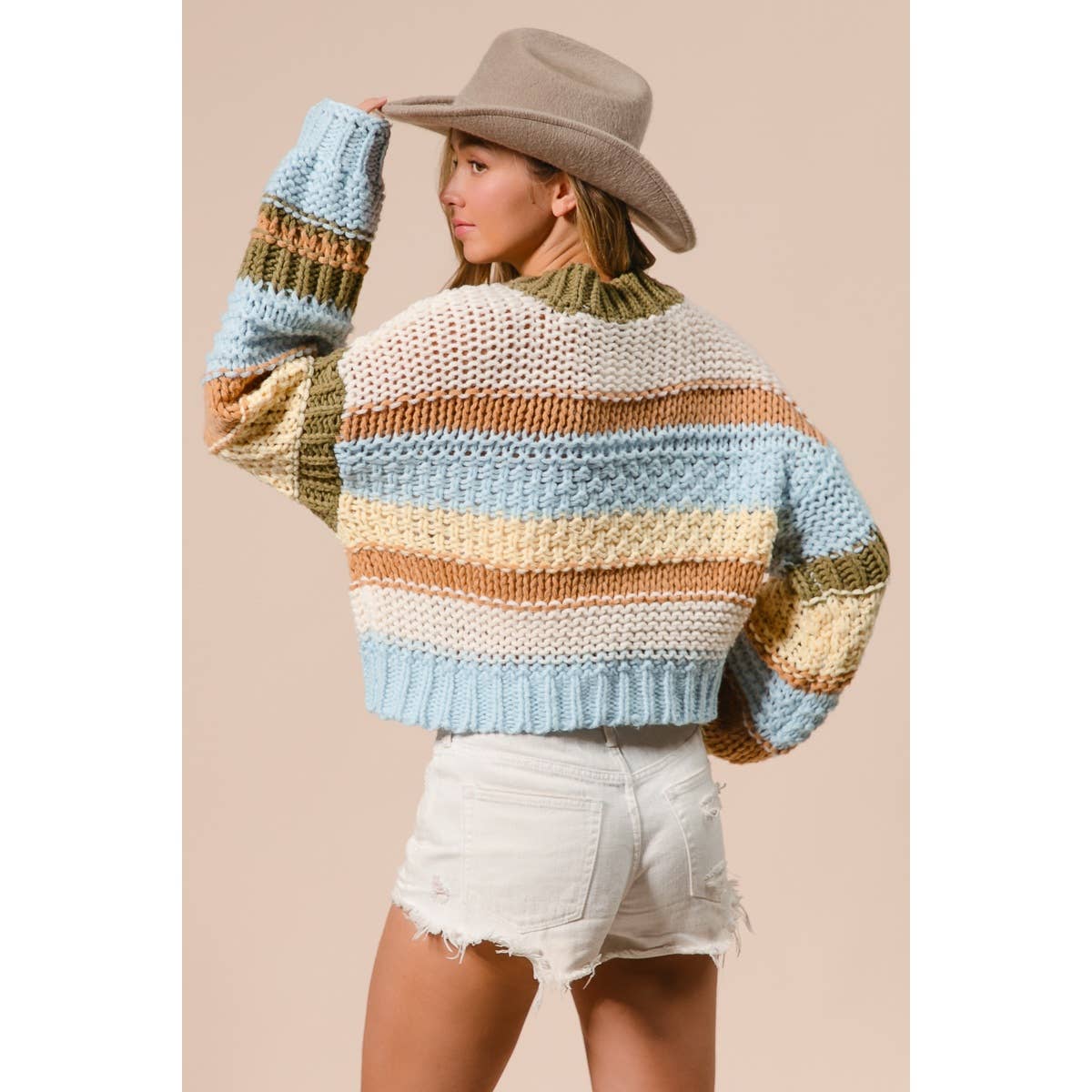 Multi-Color Stripe Sweater