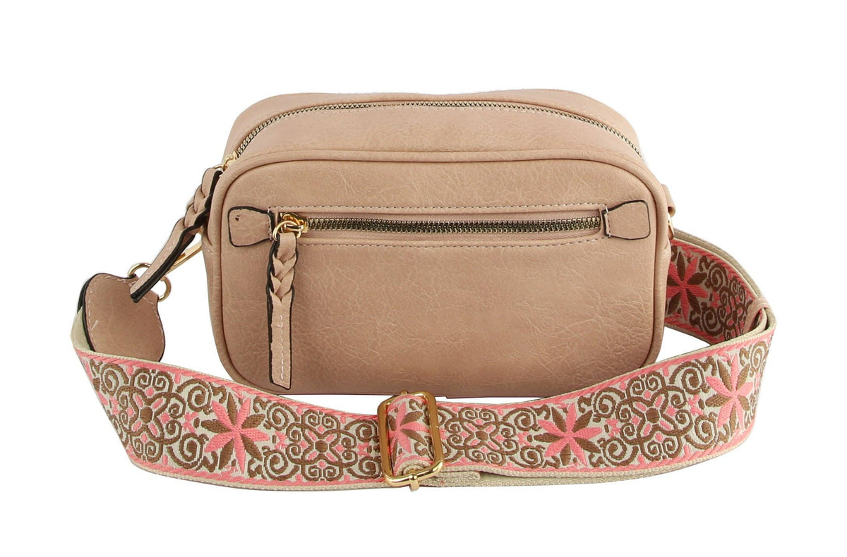 Boho Guitar Strap Women's Crossbody Bag