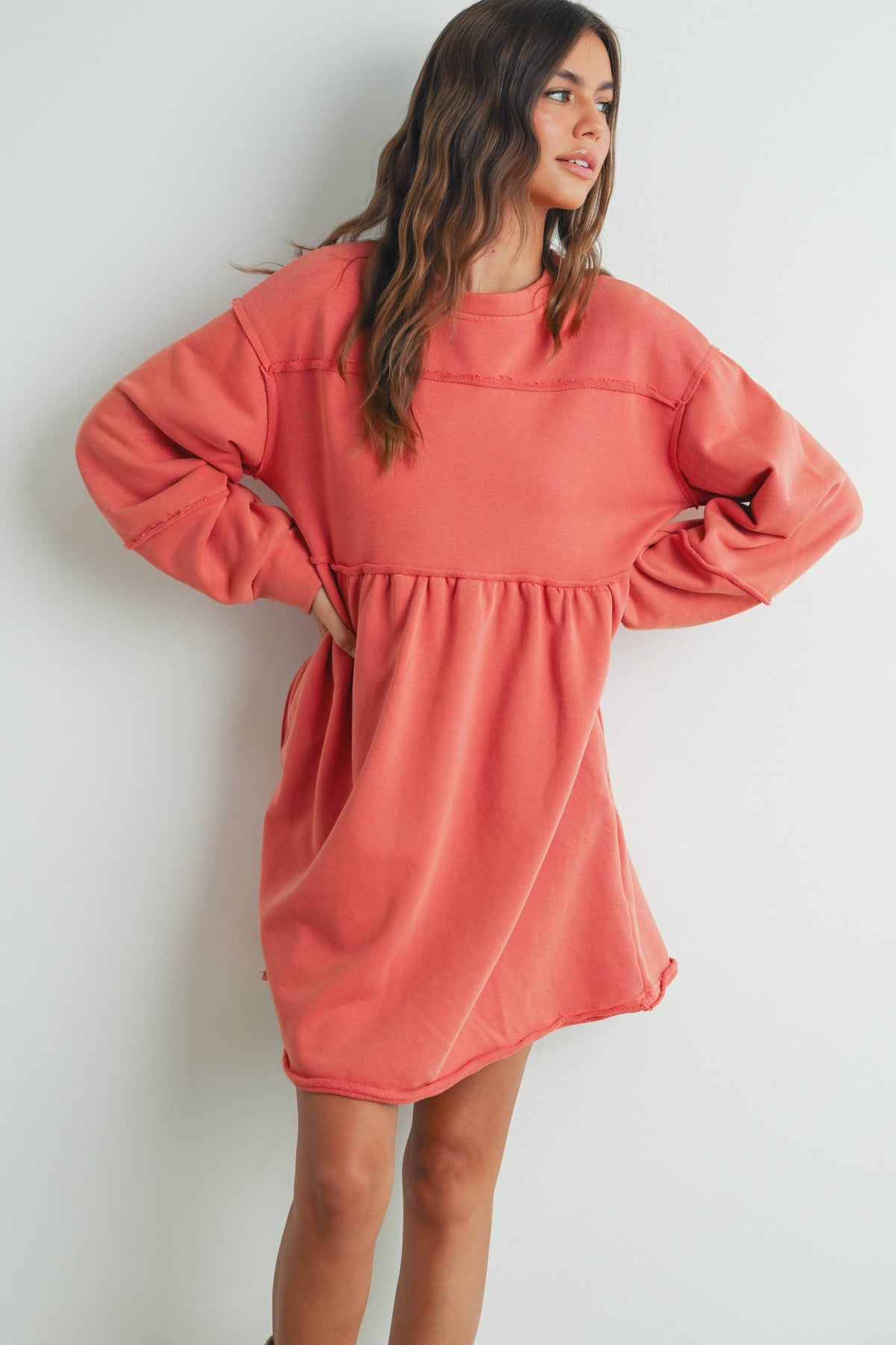 Full Sleeve Winter Mini Dress