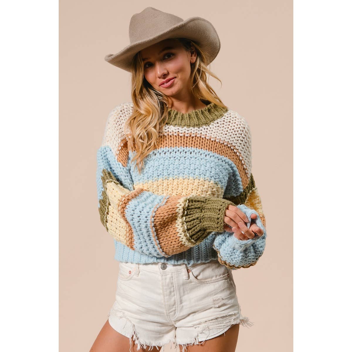 Multi-Color Stripe Sweater