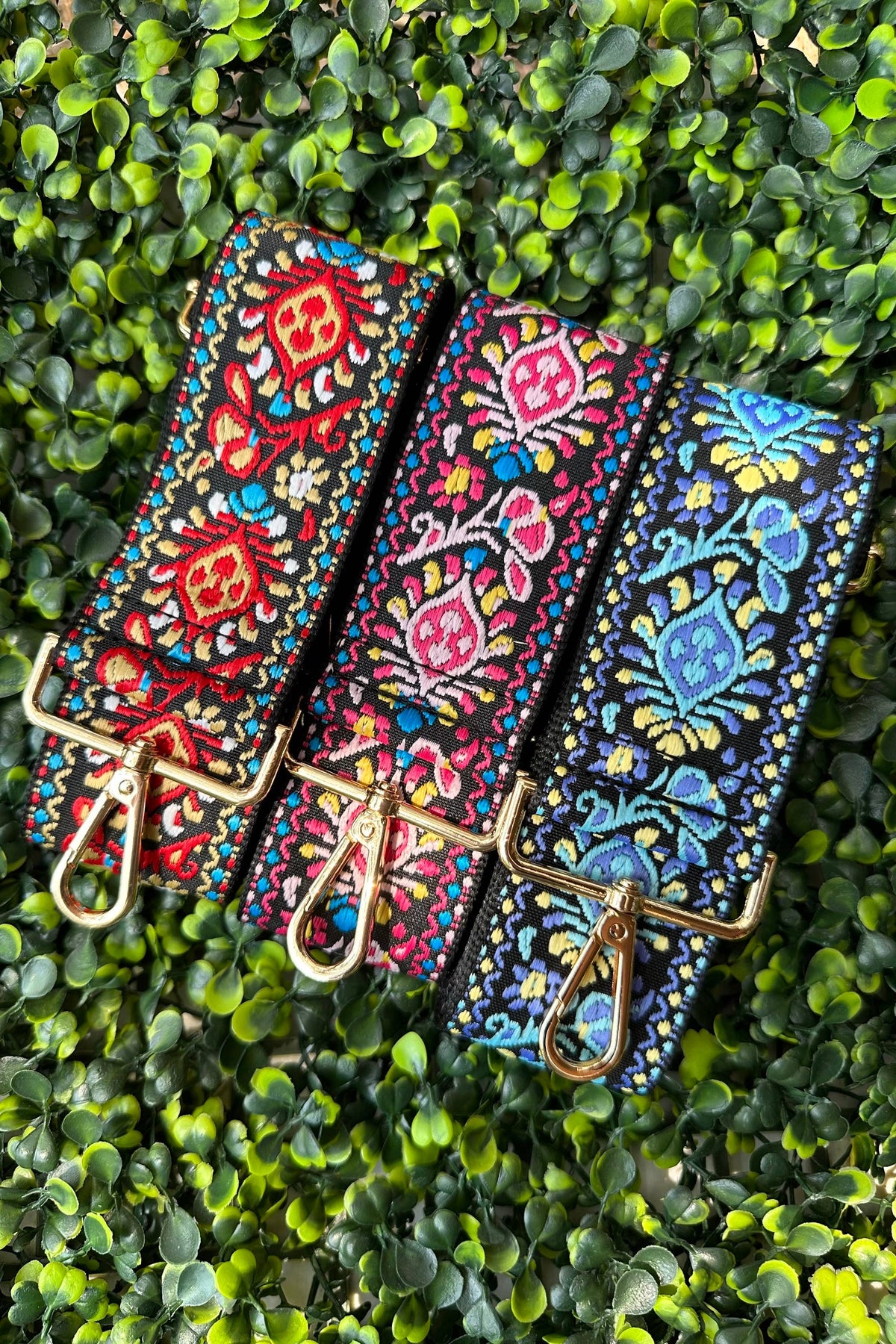 Boho Pattern Adjustable Handbag Strap for Guitar