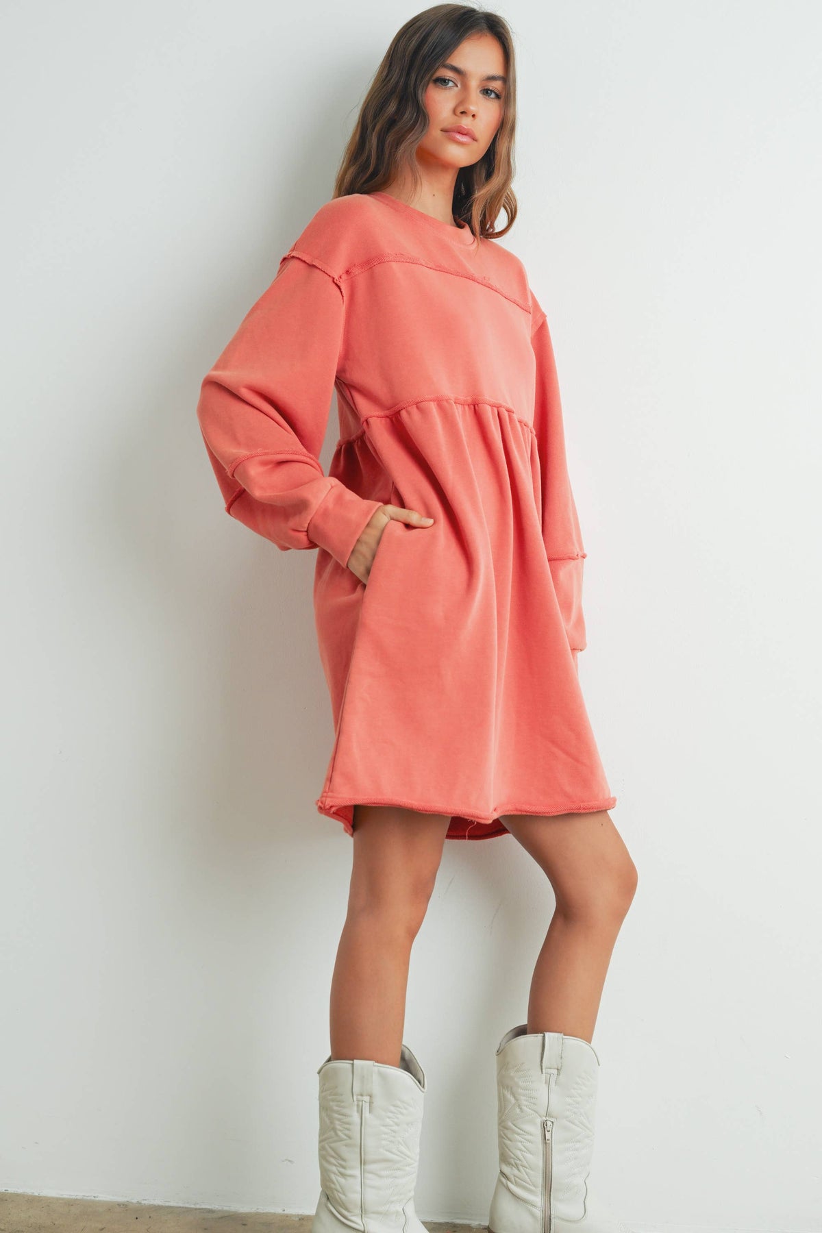 Full Sleeve Winter Mini Dress