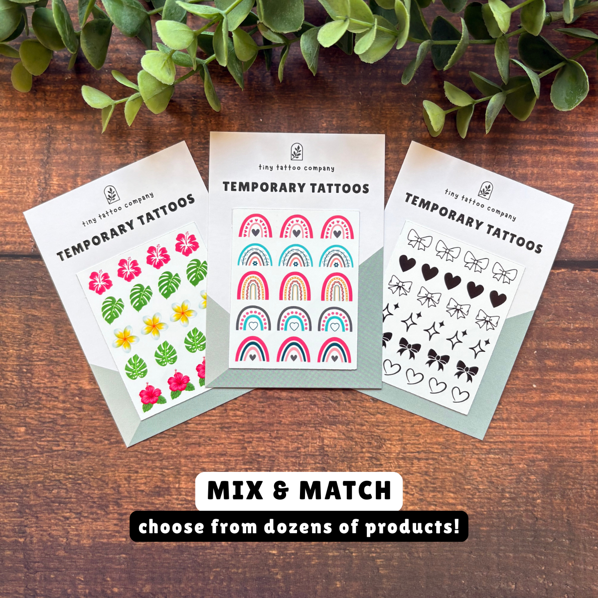 Rainbow Temporary Tattoo Pack 💗