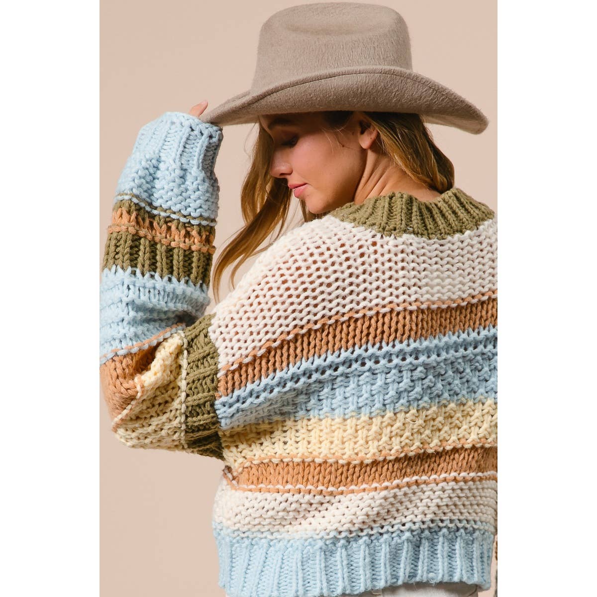 Multi-Color Stripe Sweater