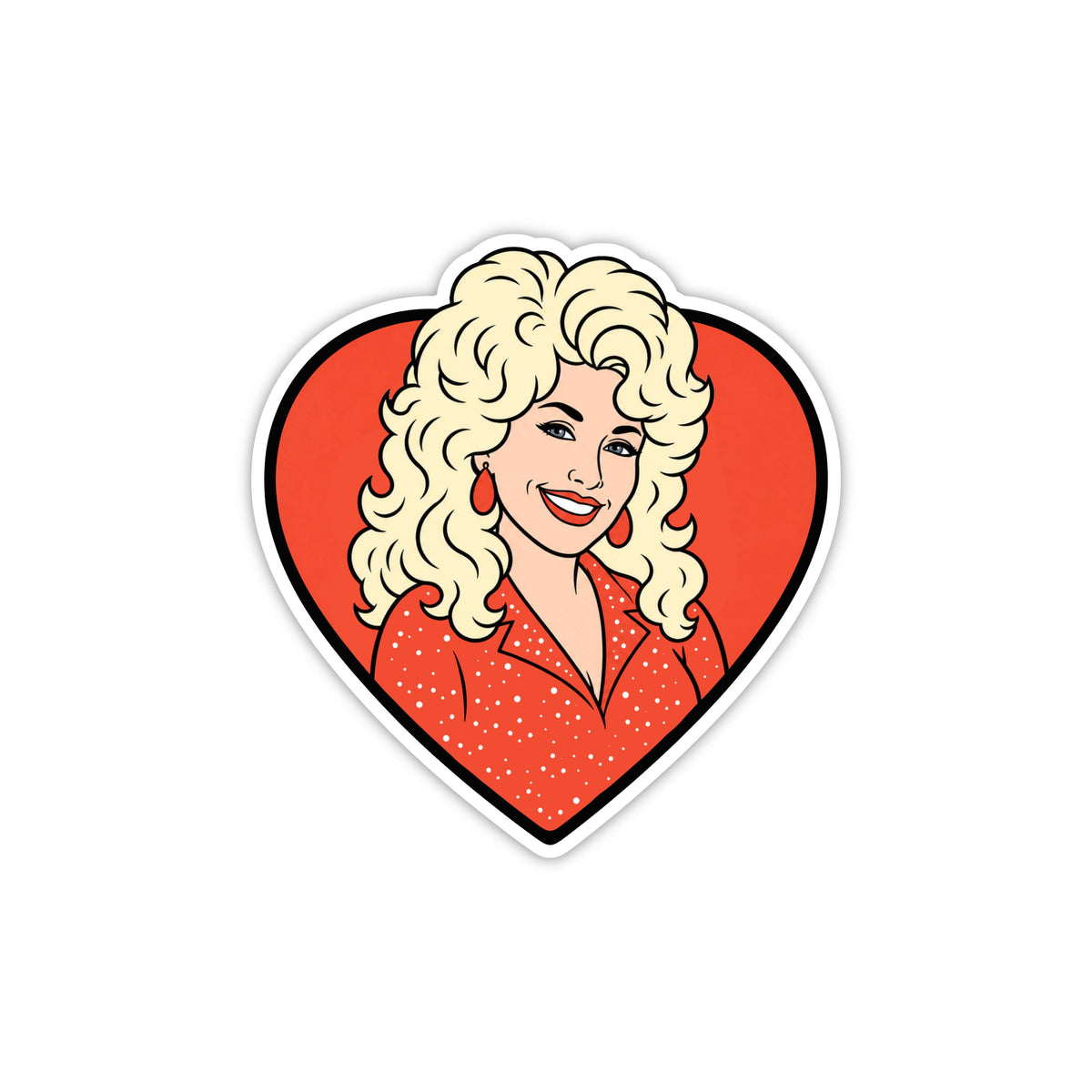 Dolly Love Waterproof Sticker