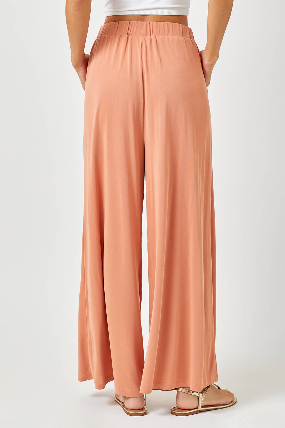 Modal Wide Leg Pants