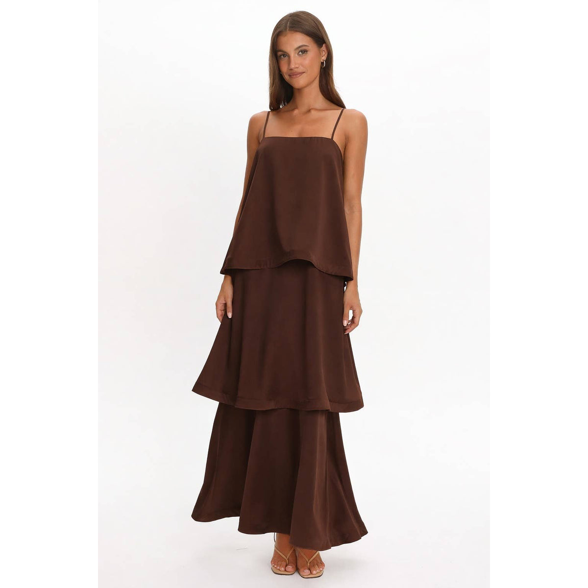 Layered Flowy Maxi Dress