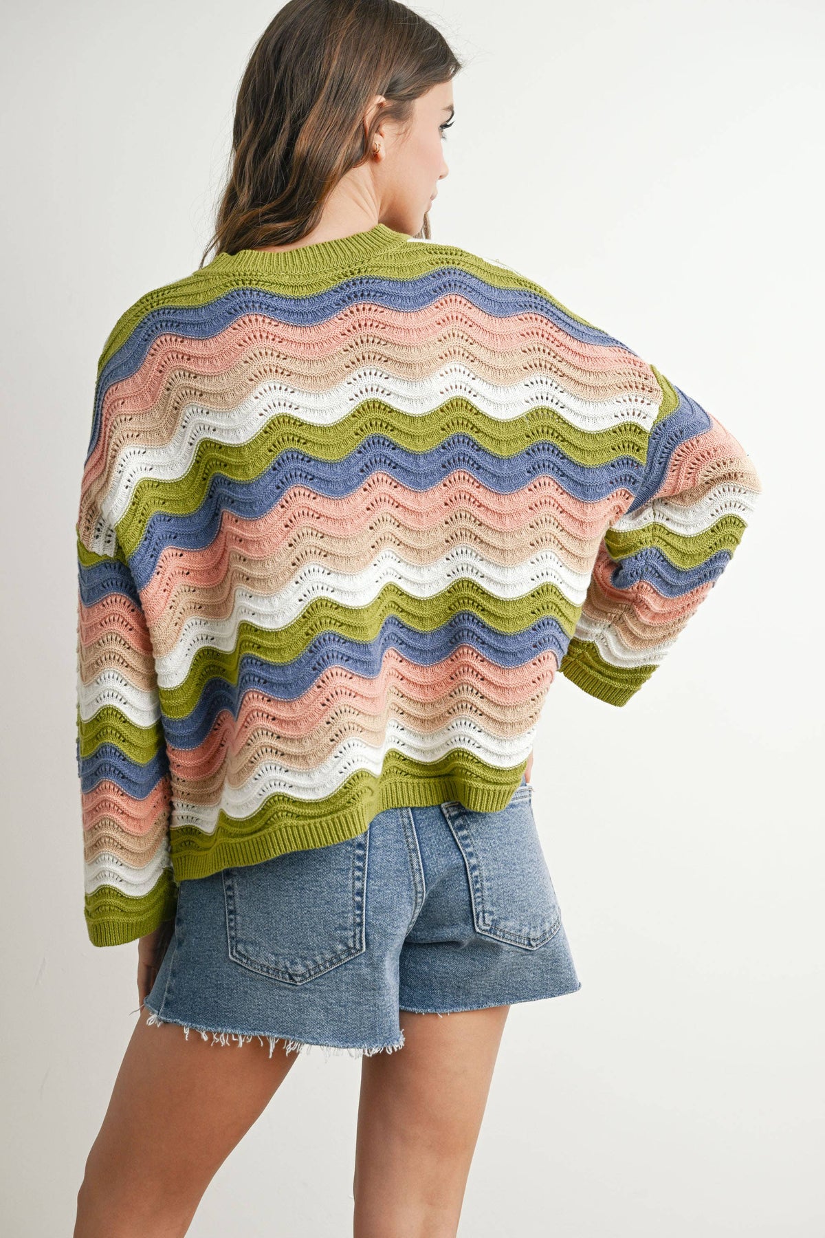Color Block Sweater - BMW7639