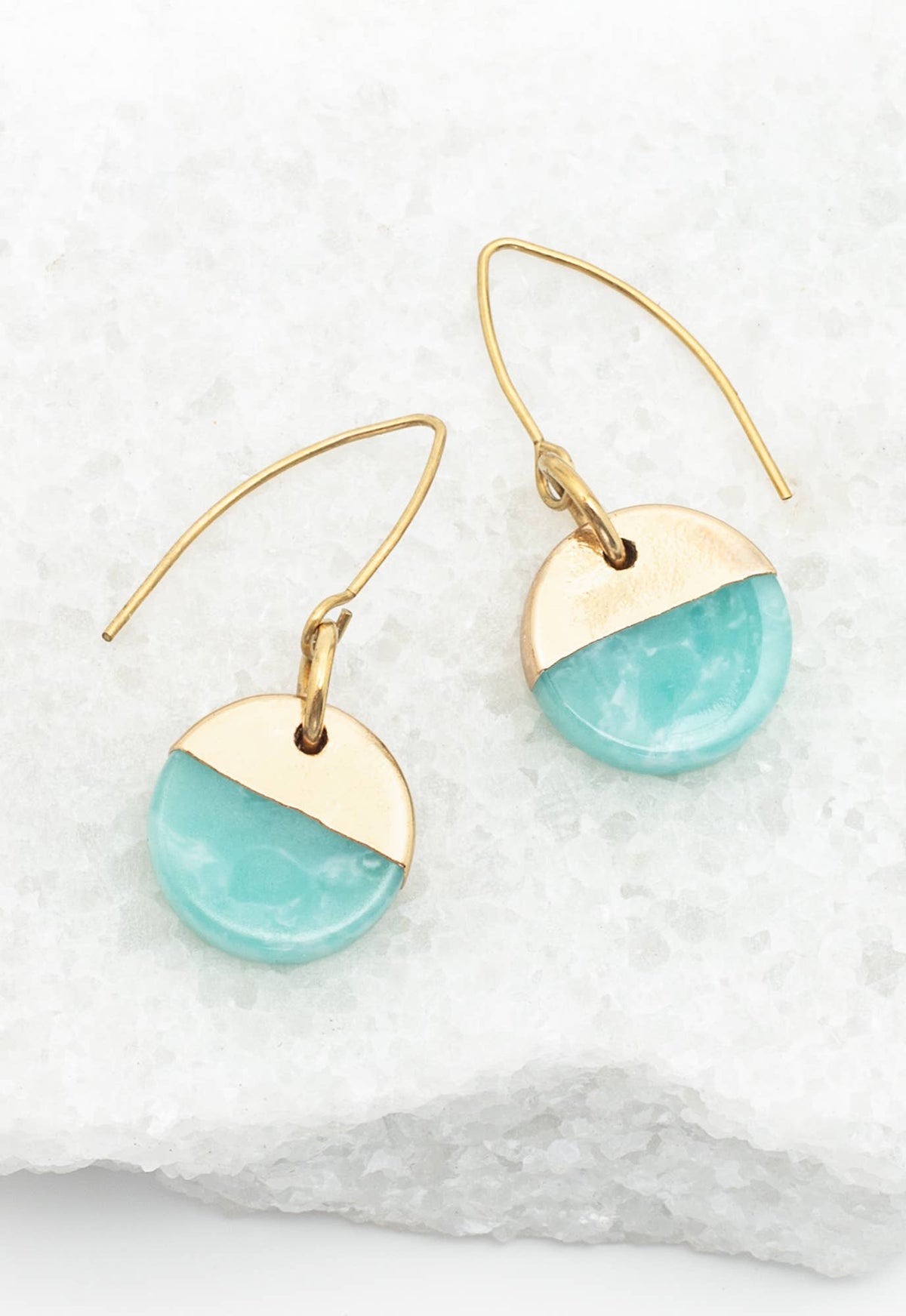 Refresh Earrings in Aqua