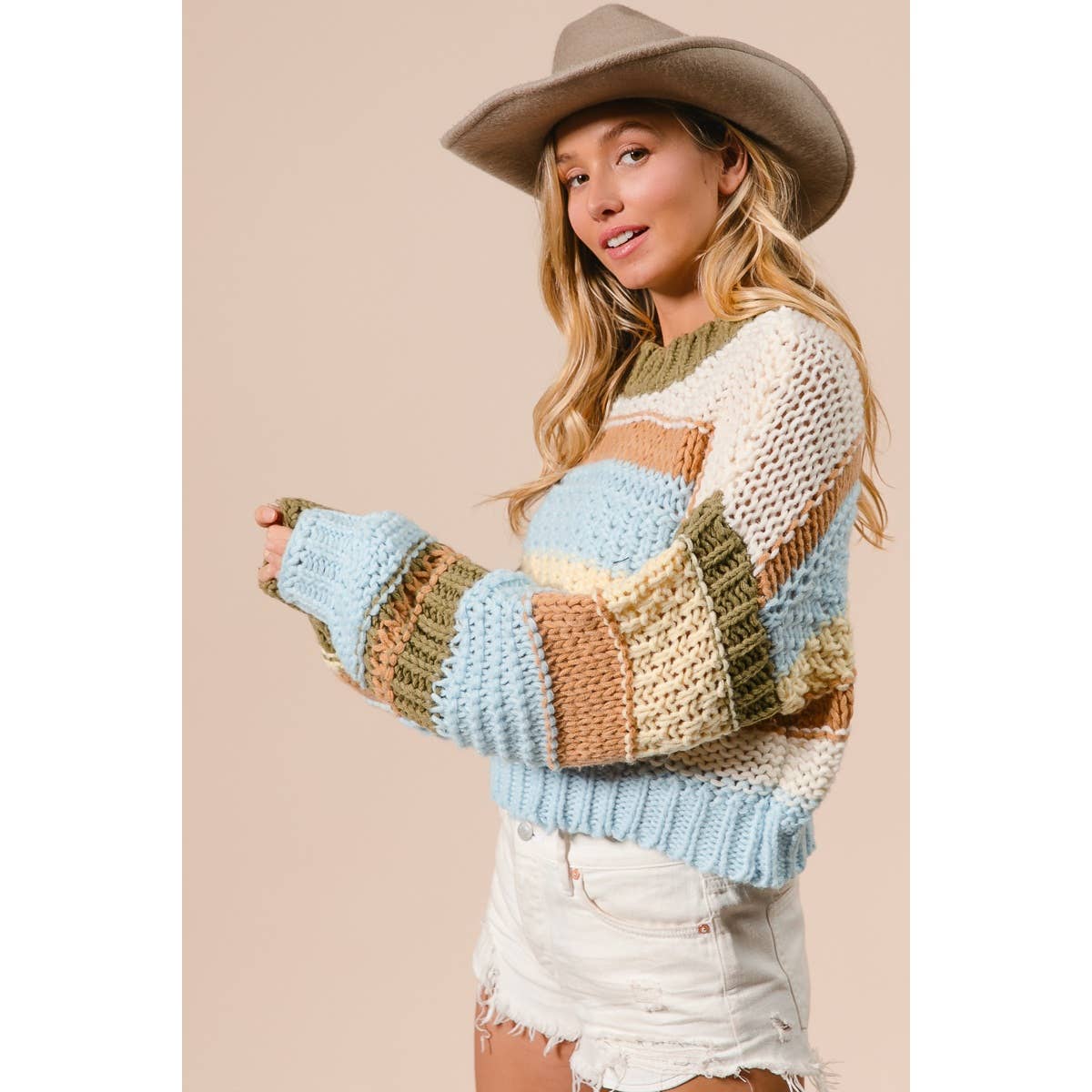 Multi-Color Stripe Sweater