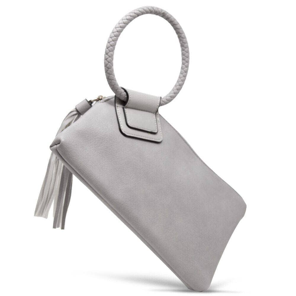 Soft Vegan Leather Wristlet/Clutch