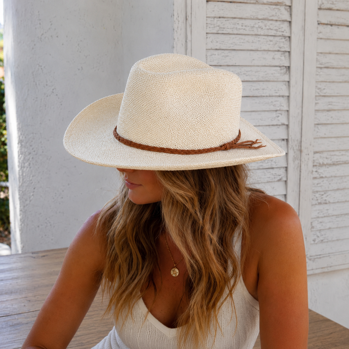 Western Straw Cowboy Hat Lightweight Sun Hat