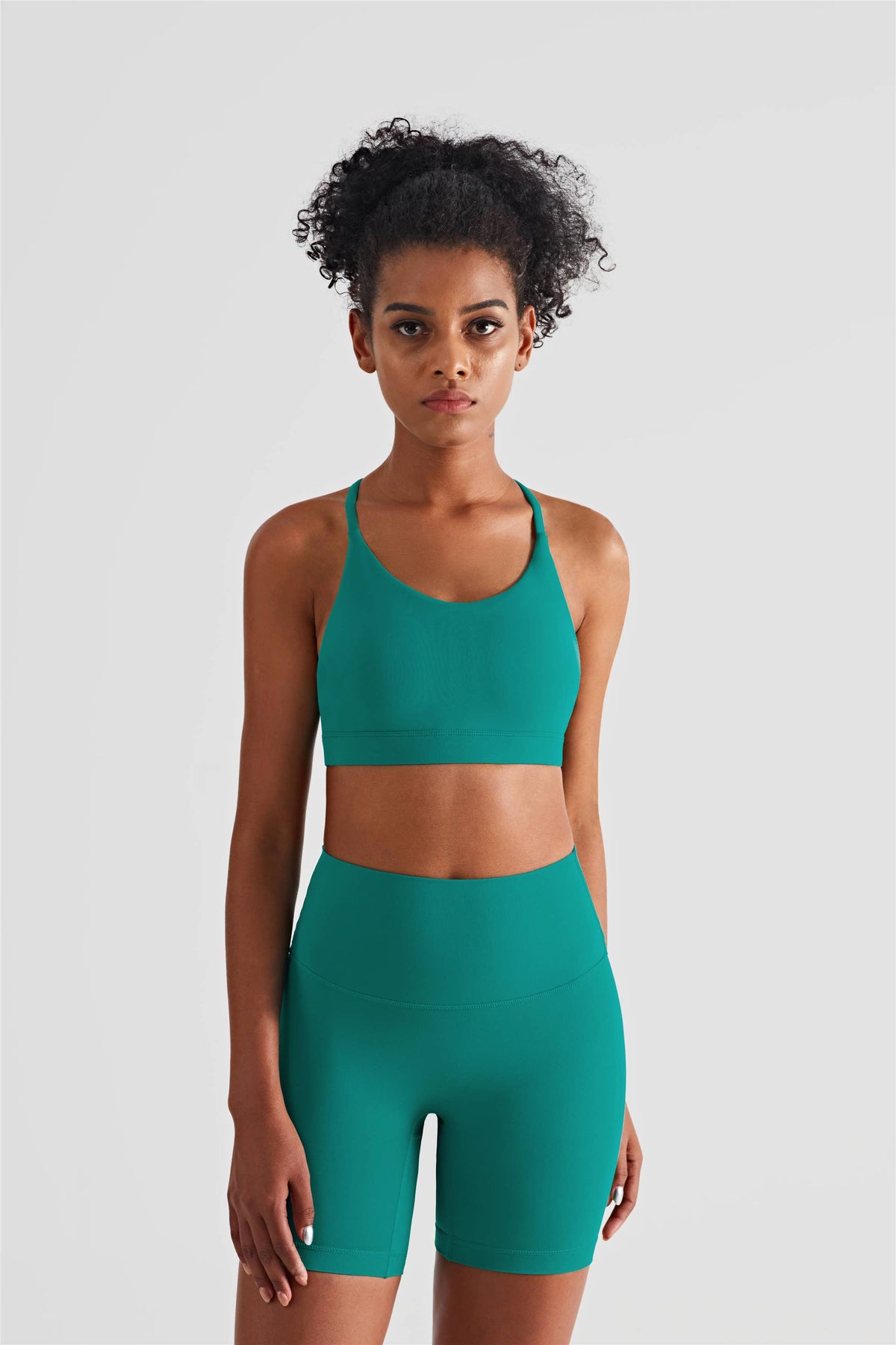 Luna High Waist Mid-Thigh Biker Short