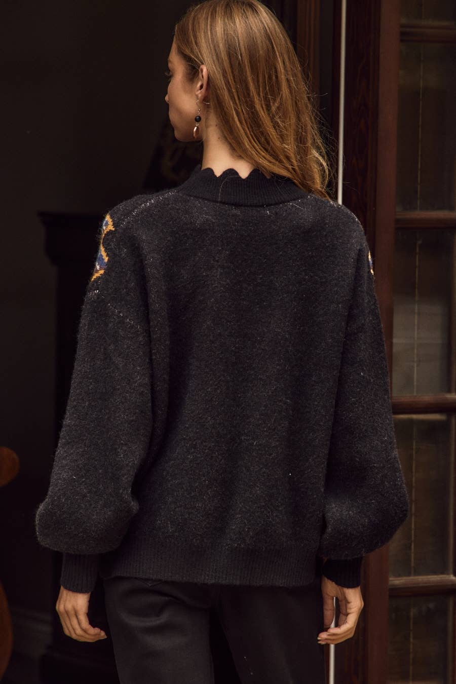 Floral Intarsia Sweater