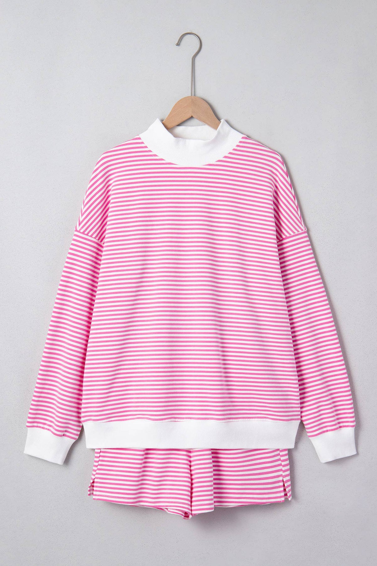Oversize Mock Neck Set