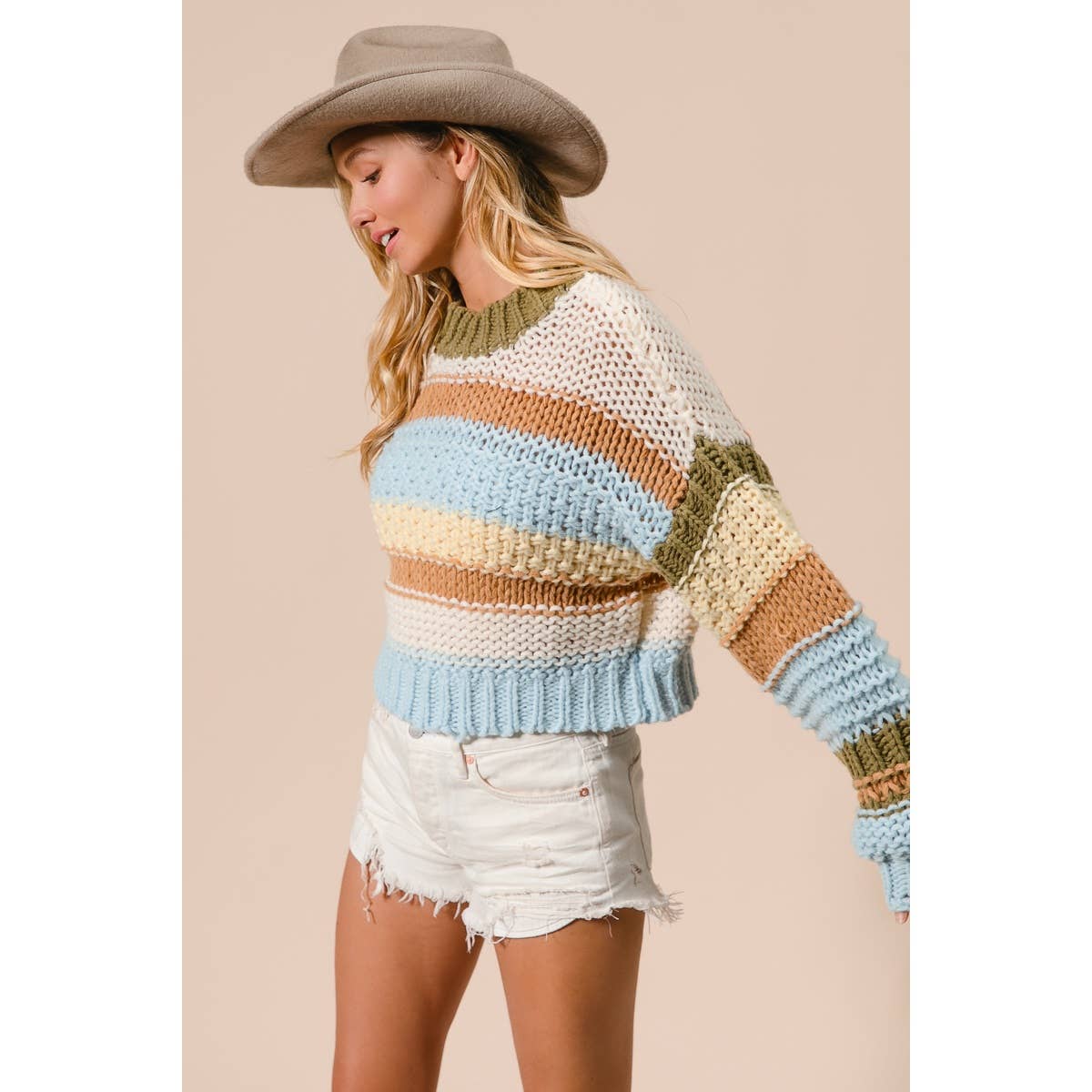 Multi-Color Stripe Sweater