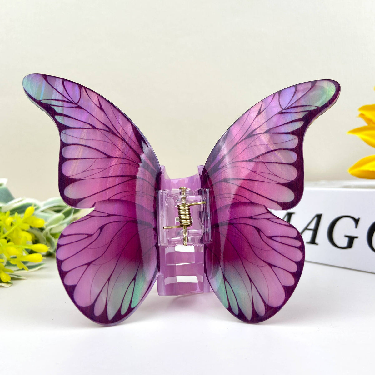 Colorful butterfly hair clips elegant beautiful hair clip