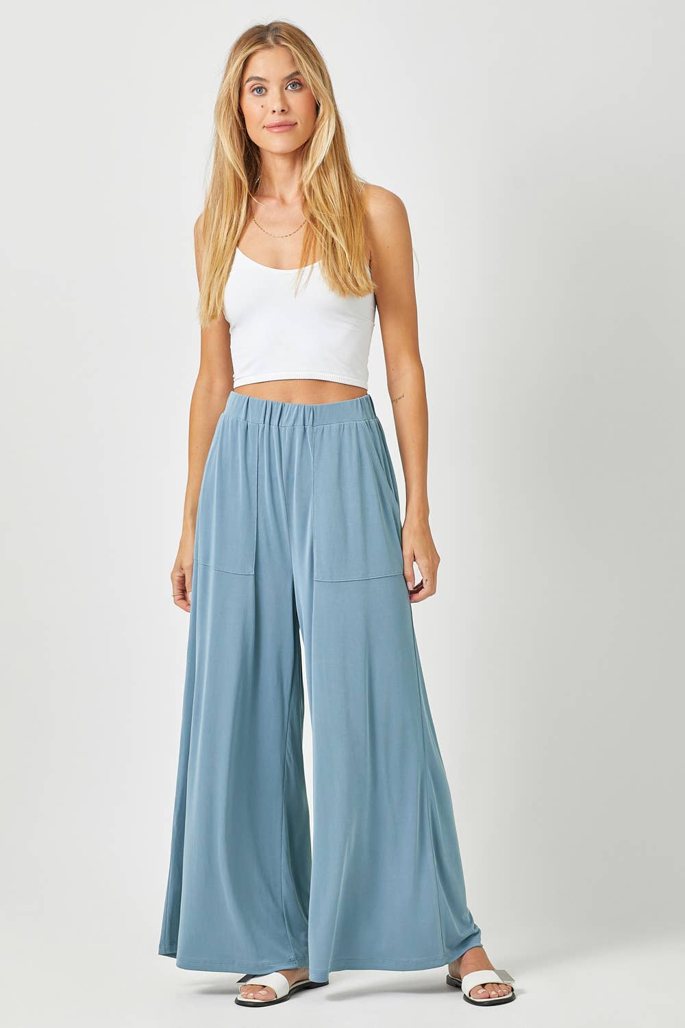 Modal Wide Leg Pants
