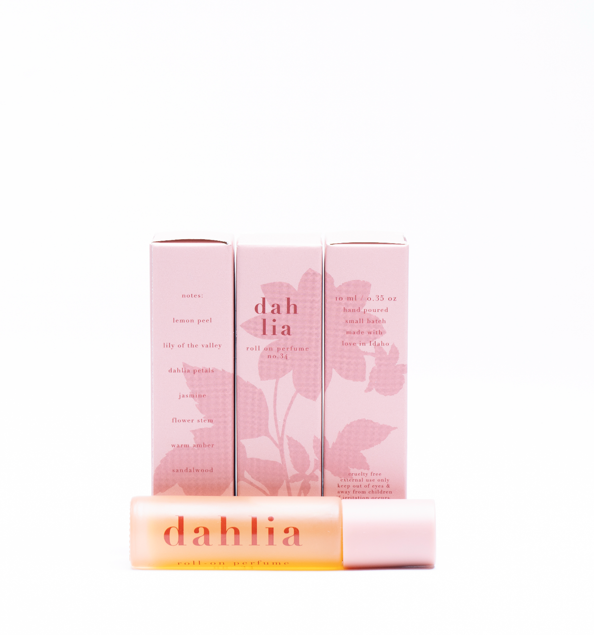 No. 34 dahlia • clean perfume •  roll-on