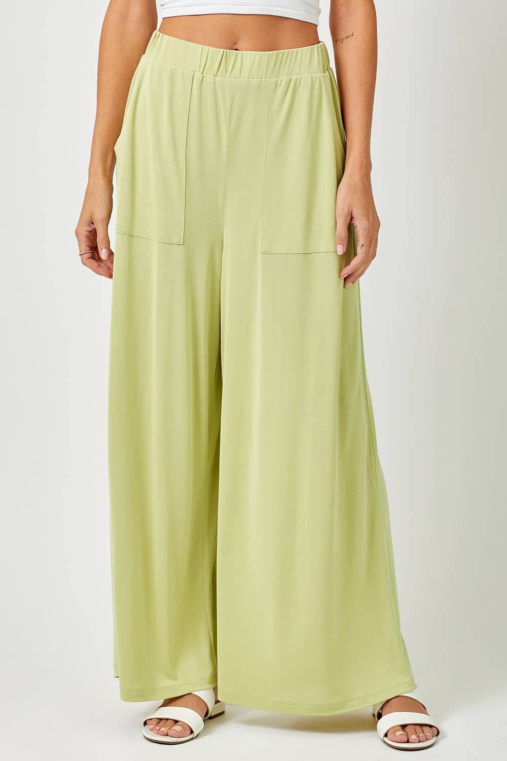 Modal Wide Leg Pants