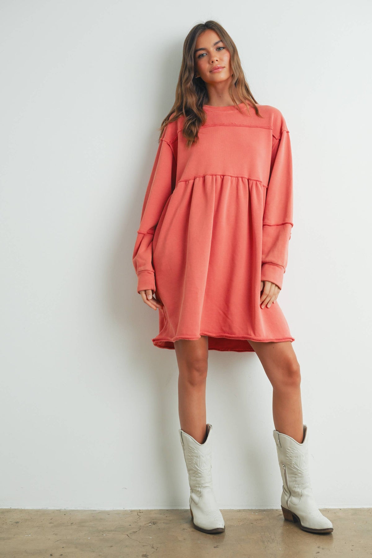 Full Sleeve Winter Mini Dress