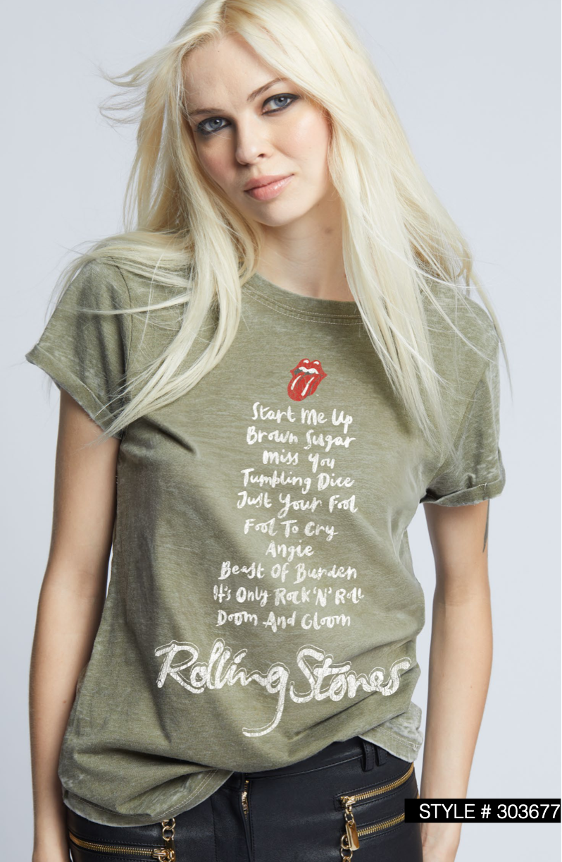 Rolling Stones Graphic Burn Out Tee