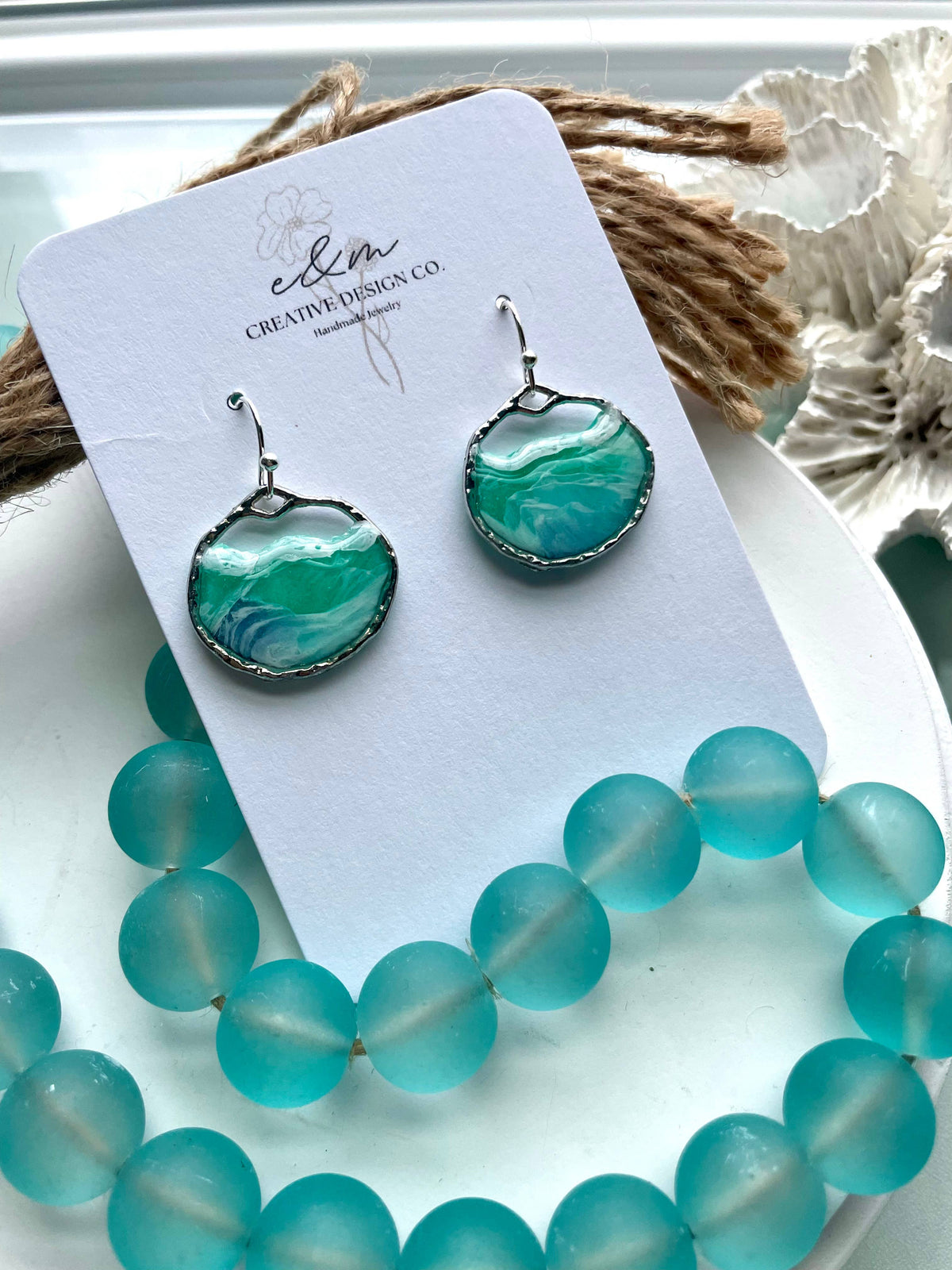 Ocean Wave Earrings
