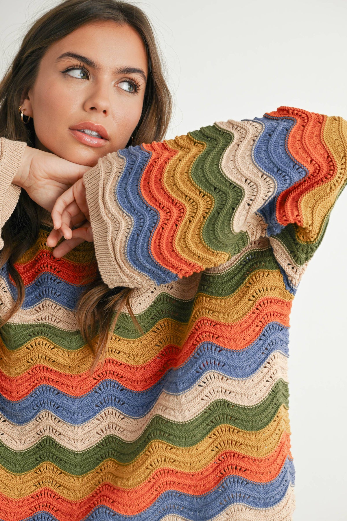 Color Block Sweater - BMW7639