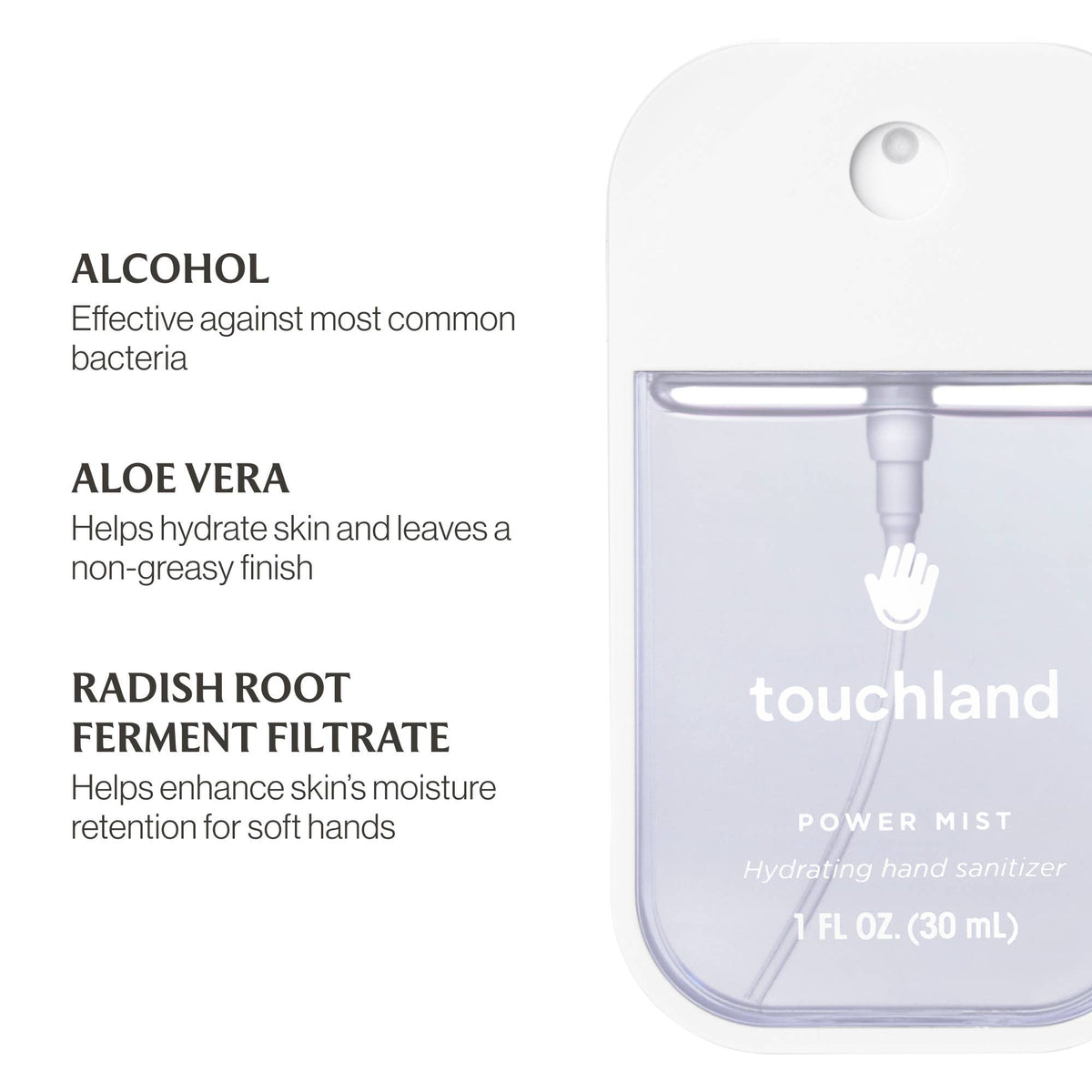 Rainwater Power Mist Hydrating Hand Sanitizer