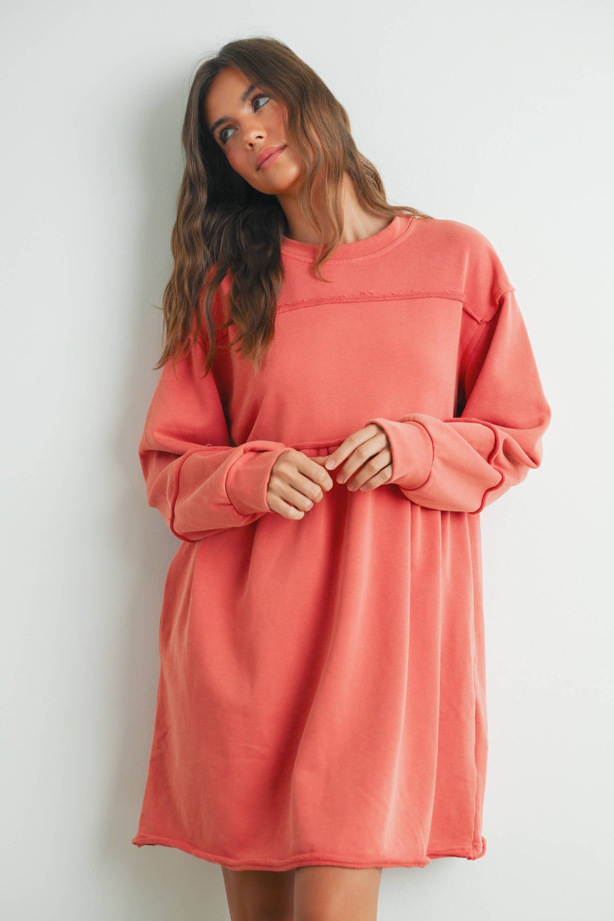 Full Sleeve Winter Mini Dress